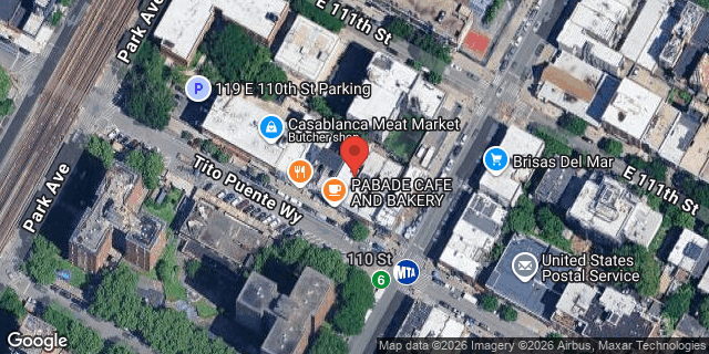 Aerial map of 135 EAST 110 STREET, Manhattan