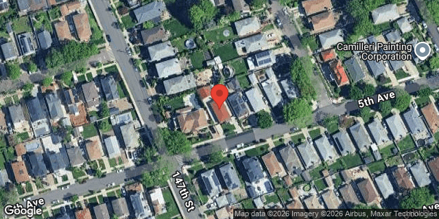 Aerial map of 147-11 5 AVENUE, Queens