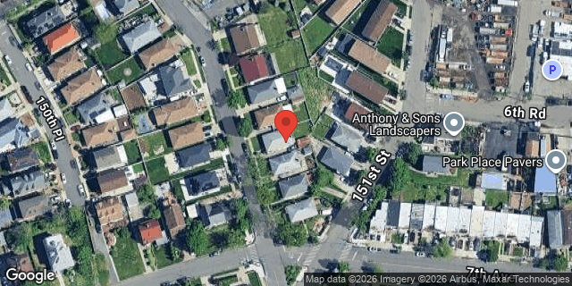 Aerial map of 6-41 CLINTONVILLE STREET, Queens