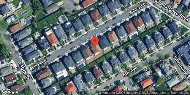 Aerial map of 150-32 SULLIVAN DRIVE, Queens