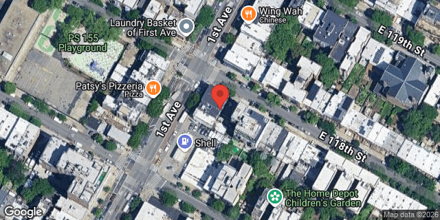 Aerial map of 2292 1 AVENUE, Manhattan