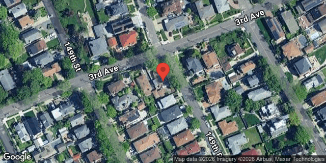 Aerial map of 149-18 3 AVENUE, Queens