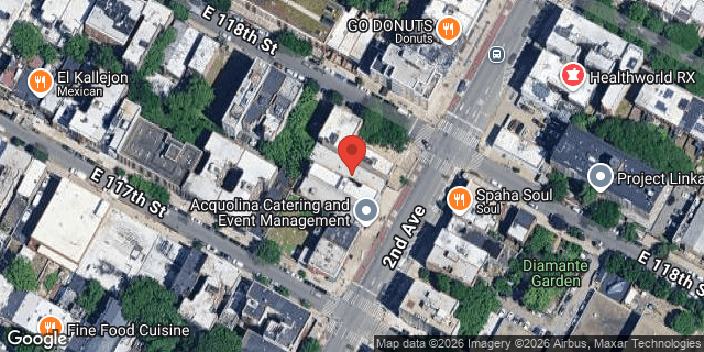 Aerial map of 2293 2 AVENUE, Manhattan