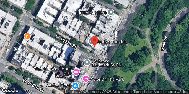 Aerial map of 471 CENTRAL PARK WEST, Manhattan