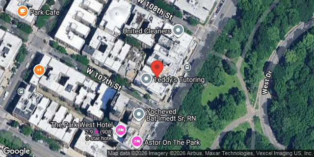 Aerial map of 472 CENTRAL PARK WEST, Manhattan