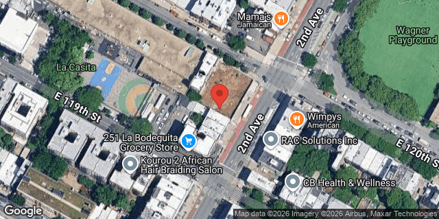 Aerial map of 2331 2 AVENUE, Manhattan