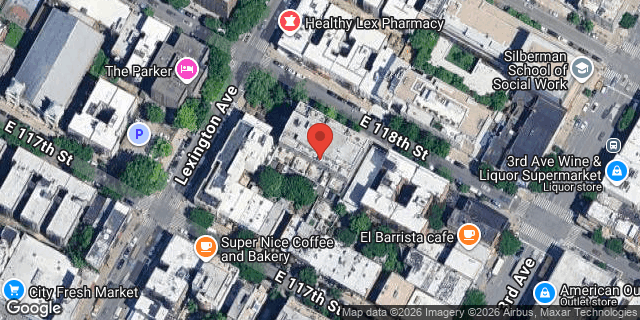 Aerial map of 152 EAST 118 STREET, Manhattan