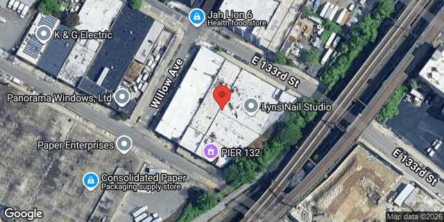 Aerial map of 780 EAST 133 STREET, Bronx