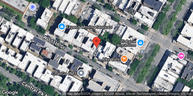 Aerial map of 211 WEST 111 STREET, Manhattan