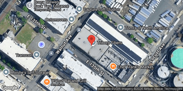 Aerial map of 891 EAST 135 STREET, Bronx