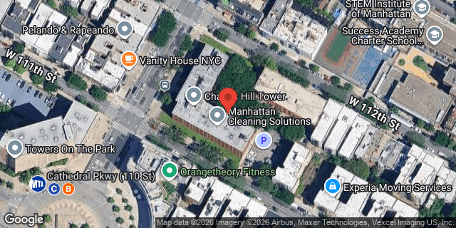 Aerial map of 257 WEST 111 STREET, Manhattan