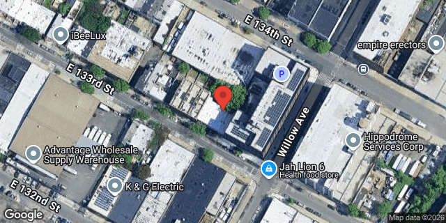 Aerial map of 755 EAST 133 STREET, Bronx