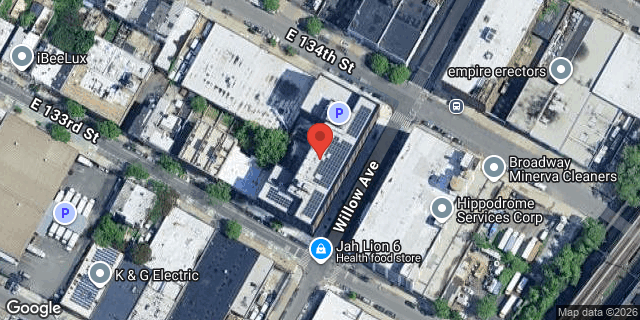Aerial map of CYPRESS AVENUE, Bronx