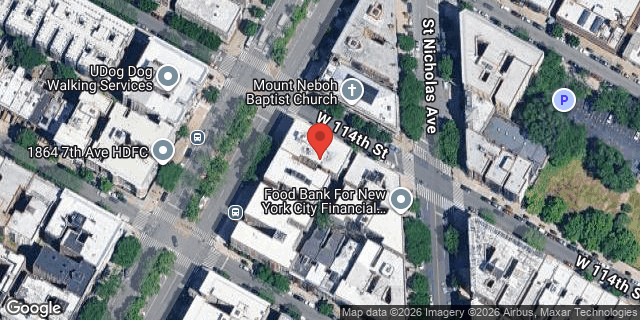 Aerial map of 1871 ADAM C POWELL BLVD, Manhattan