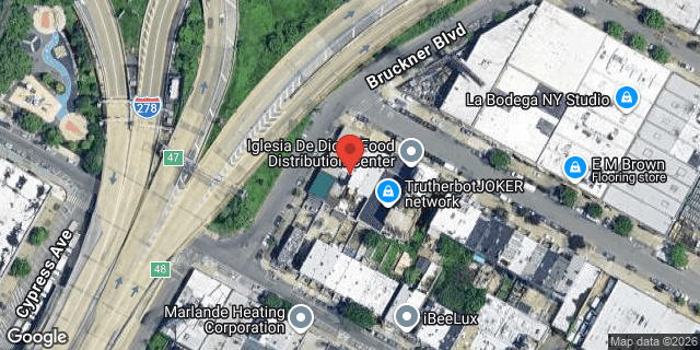 Aerial map of 690 EAST 134 STREET, Bronx