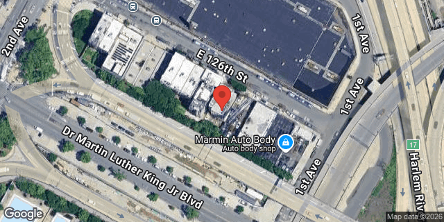 Aerial map of 326 EAST 126 STREET, Manhattan