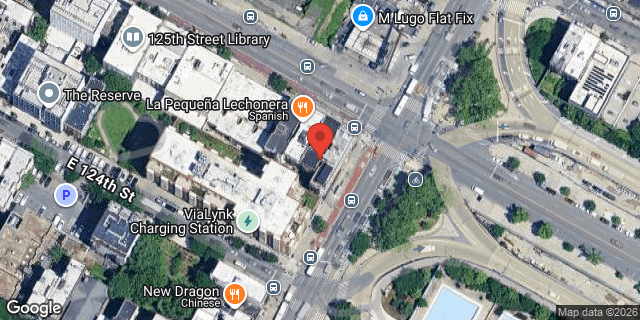 Aerial map of 258 EAST 125 STREET, Manhattan