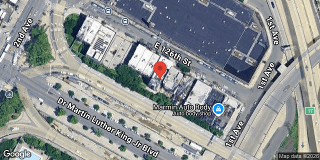 Aerial map of 322 EAST 126 STREET, Manhattan