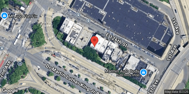 Aerial map of 316 EAST 126 STREET, Manhattan