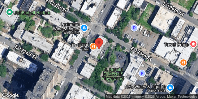 Aerial map of 146 EAST 123 STREET, Manhattan