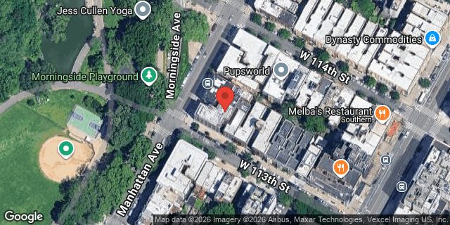 Aerial map of 312 MANHATTAN AVENUE, Manhattan