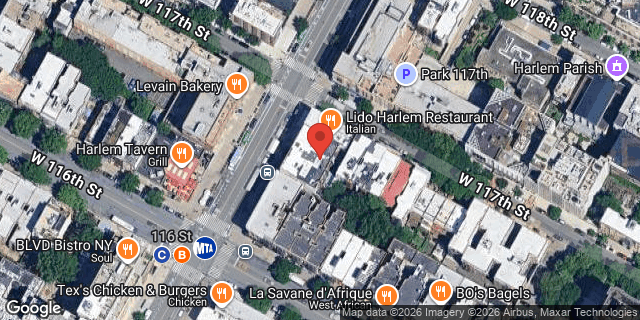 Aerial map of 2162 8 AVENUE, Manhattan