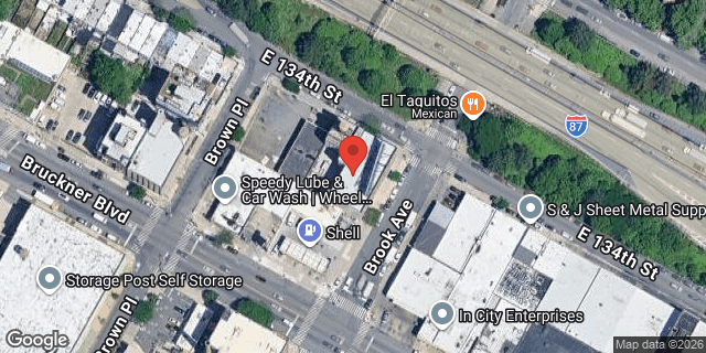 Aerial map of 500 EAST 134 STREET, Bronx