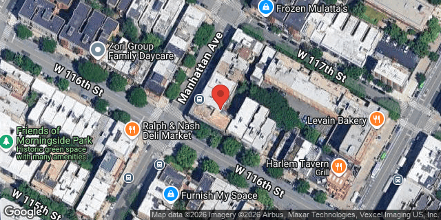 Aerial map of 386 MANHATTAN AVENUE, Manhattan