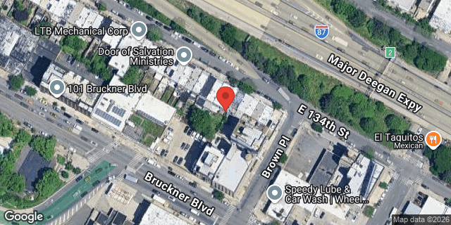 Aerial map of 474 EAST 134 STREET, Bronx