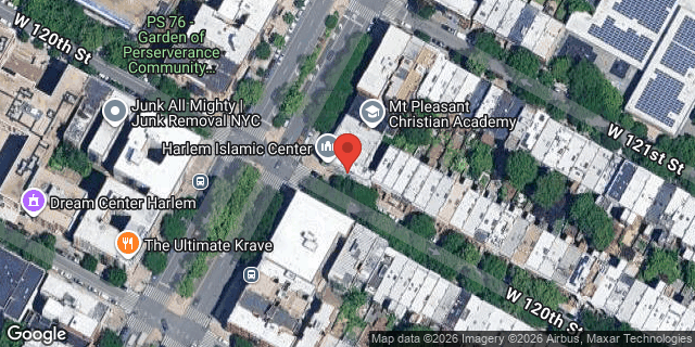 Aerial map of 2001 ADAM C POWELL BLVD, Manhattan
