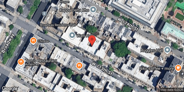 Aerial map of 541 WEST 113 STREET, Manhattan