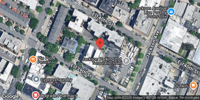 Aerial map of 690 EAST 140 STREET, Bronx