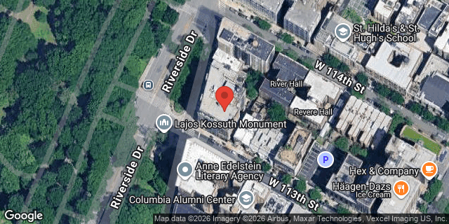 Aerial map of 410 RIVERSIDE DRIVE, Manhattan