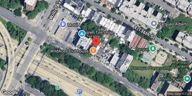 Aerial map of 421 EAST 135 STREET, Bronx