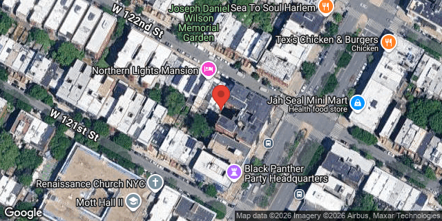 Aerial map of 202 WEST 122 STREET, Manhattan