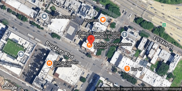 Aerial map of 129 ALEXANDER AVENUE, Bronx