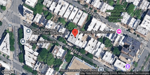 Aerial map of 231 WEST 121 STREET, Manhattan