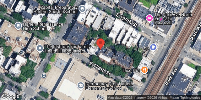Aerial map of 55 EAST 128 STREET, Manhattan