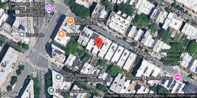 Aerial map of 242 WEST 122 STREET, Manhattan