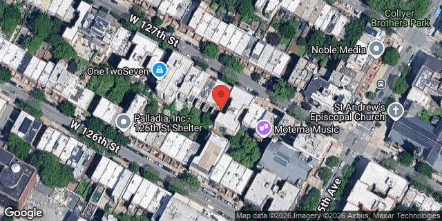 Aerial map of 18 WEST 127 STREET, Manhattan