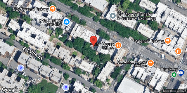 Aerial map of 472 EAST 138 STREET, Bronx