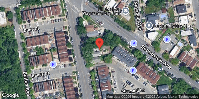 Aerial map of 47 WHITE PLAINS ROAD, Bronx
