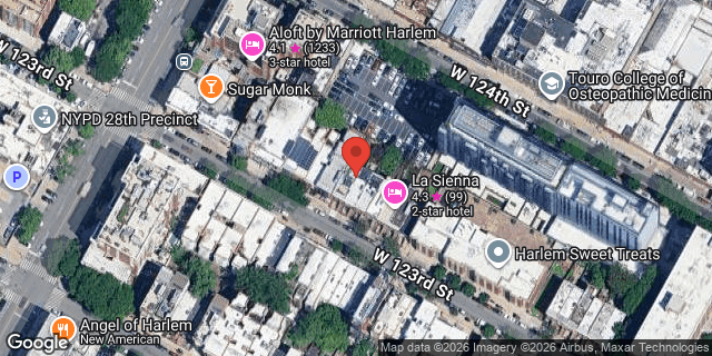 Aerial map of 249 WEST 123 STREET, Manhattan