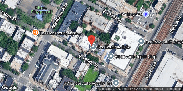 Aerial map of 63 EAST 130 STREET, Manhattan