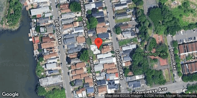 Aerial map of 1411 HARDING PARK, Bronx