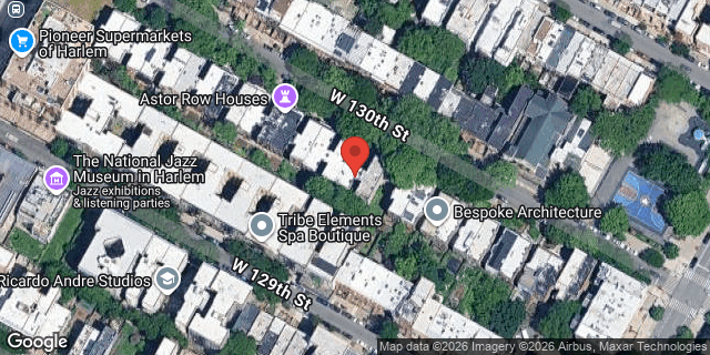 Aerial map of 32 WEST 130 STREET, Manhattan