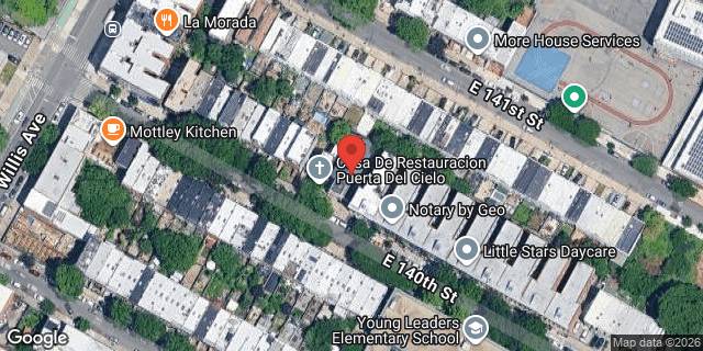 Aerial map of 435 EAST 140 STREET, Bronx