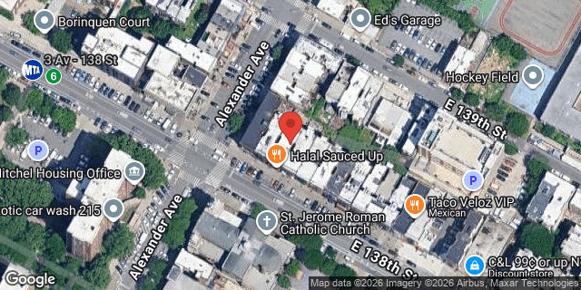 Aerial map of 337 EAST 138 STREET, Bronx