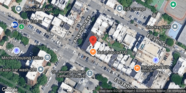 Aerial map of 333 EAST 138 STREET, Bronx