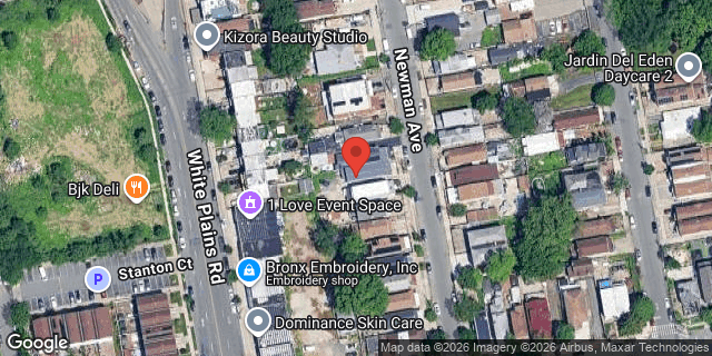 Aerial map of 227 NEWMAN AVENUE, Bronx